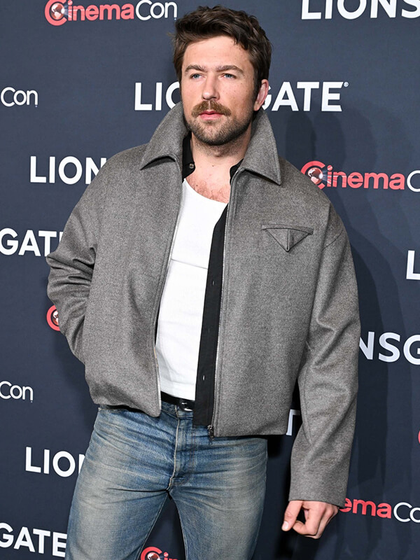 Brandon Sklenar The Housemaid 2025 Wool Jacket