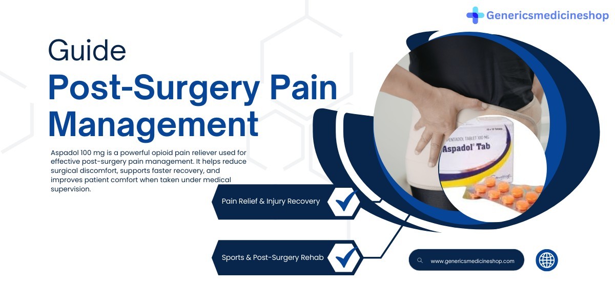 Post-Surgery Pain Management Guide Using Aspadol 100 mg
