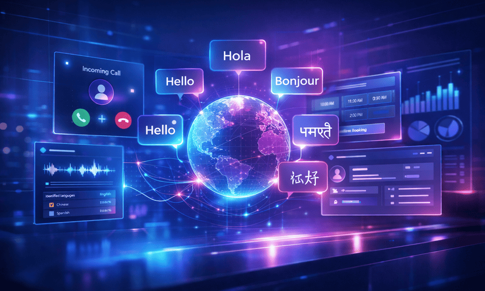 Multilingual AI Receptionists: Automate Calls in 50+ Languages